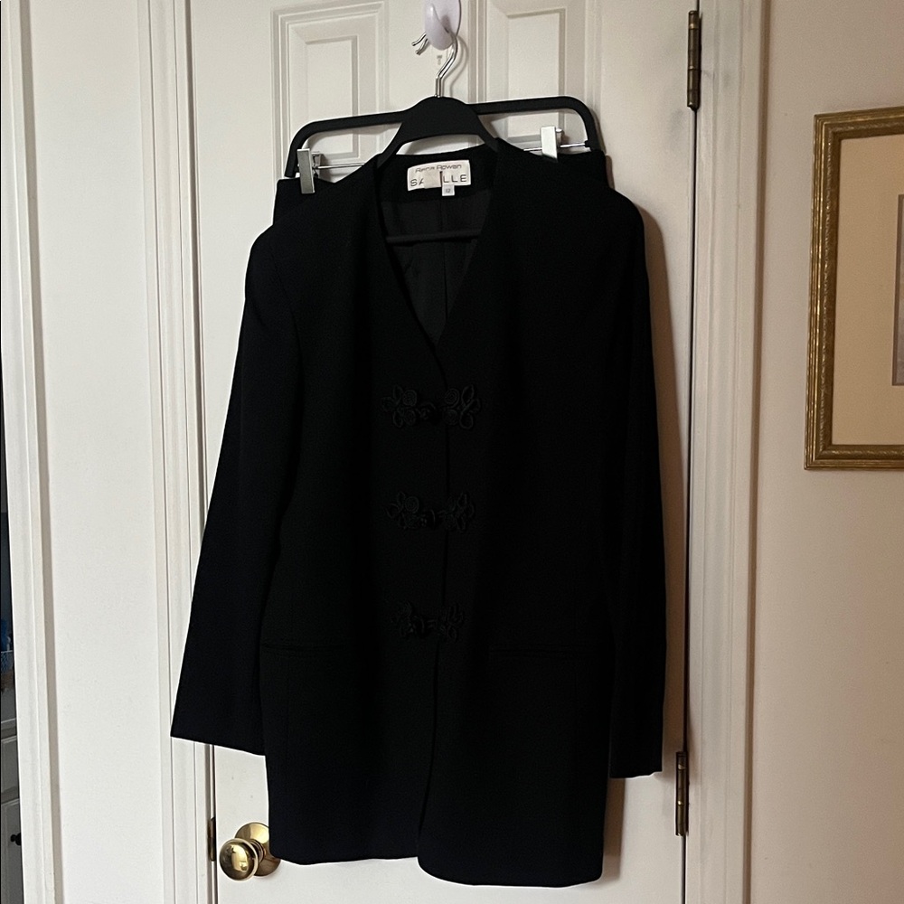 Rena Rowan Classic Black Suit